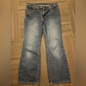 Low waisted bootcut jeans